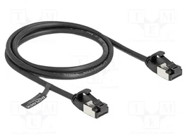DeLOCK Cable Ethernet Cat.8.1 RJ-45 Macho a Macho 1 m Negro