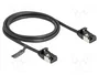 DeLOCK Cable Ethernet Cat.8.1 RJ-45 Macho a Macho 1 m Negro