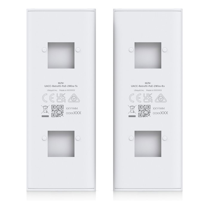 Ubiquiti Networks UACC-Retrofit-PoE-2Wire UniFi PoE Over 2-Wire Retrofit Extender - Extensor de Red PoE, 750 m, 85 Mbps, 2 Puertos, Blanco