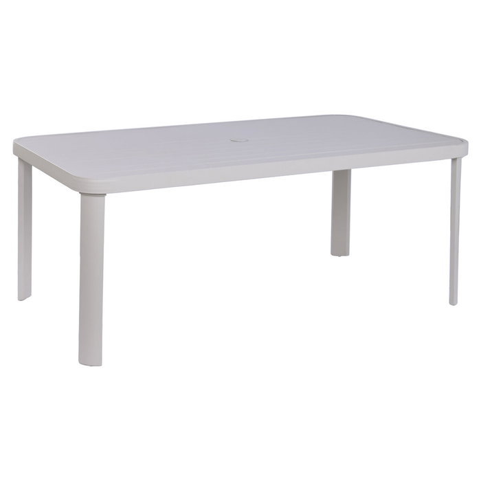 DKD Home Decor Set de Comedor de 7 Piezas en Aluminio Crema DKD Home Decor Set de Comedor de 7 Piezas en Aluminio Crema