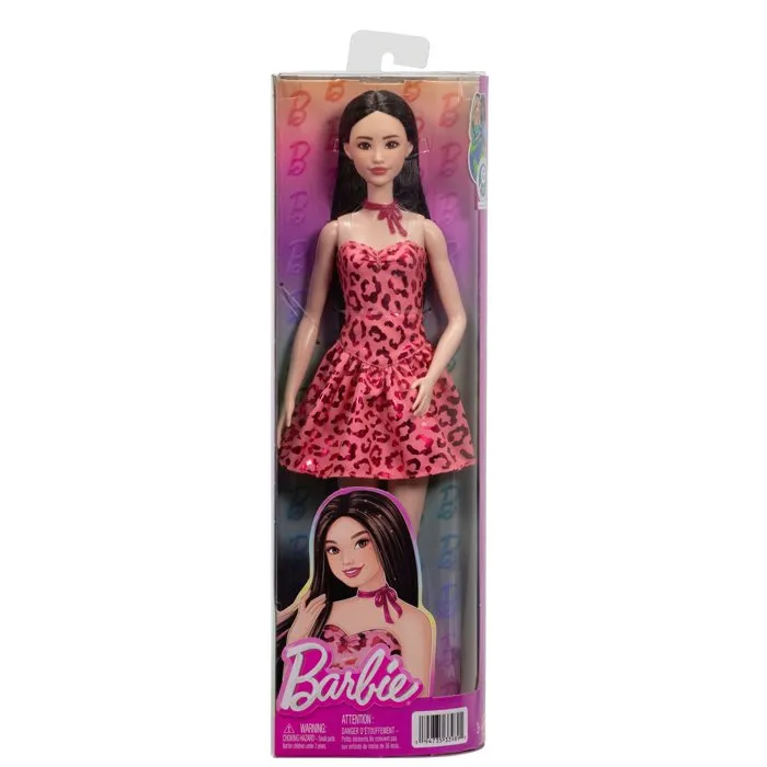 Barbie Fashionista Fiesta de Leopardo Rosa Muñeca JJN59