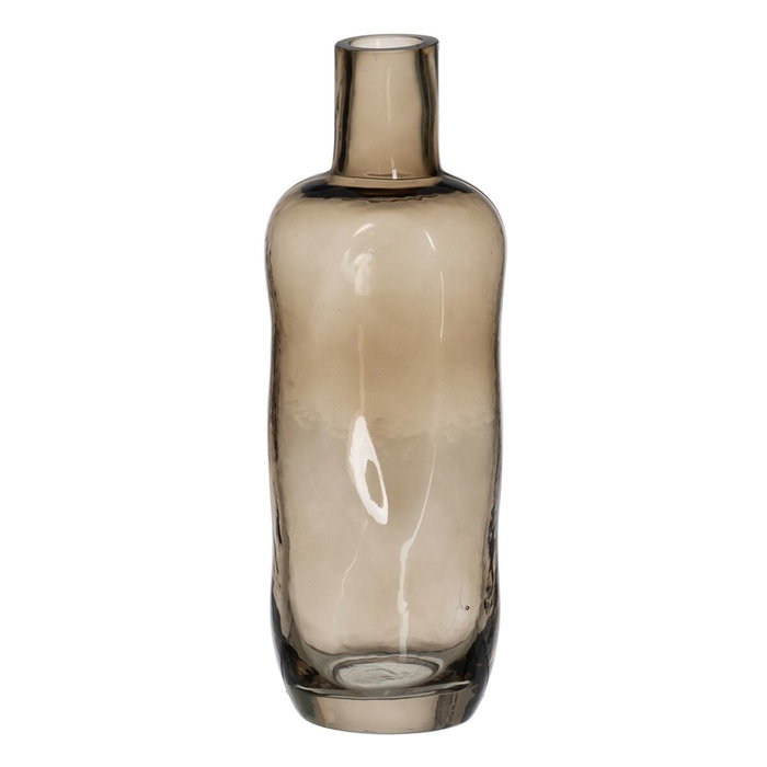 Ixia Botella Marrón Cristal Decoración Set de 2 Ixia Botella Marrón Cristal Decoración Set de 2