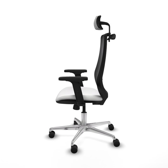 PIQUERAS Y CRESPO Silla de oficina Mardos con mecanismo Sincro, Blanco y Negro PIQUERAS Y CRESPO Silla de oficina Mardos con mecanismo Sincro, Blanco y Negro
