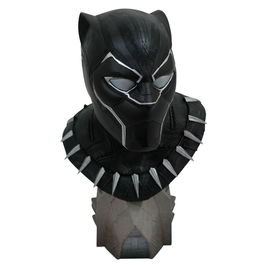 Diamond Select Toys Marvel Comics Busto Black Panther Legends in 3D Edición Limitada 1000 Unidades Resina 25cm Coleccionables
