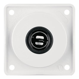 Berker Integro Modul 12V Steckdose polarweiß glänzen
