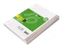Liderpapel Recambio A4 200+50 Hojas 90gr Cuadro 5mm 4 Taladros Bandas de 5 Colores