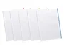 Liderpapel Recambio A4 200+50 Hojas 90gr Cuadro 5mm 4 Taladros Bandas de 5 Colores