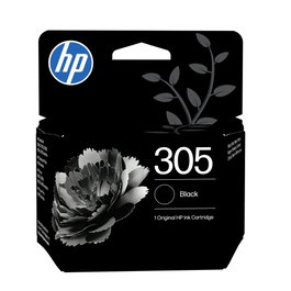 HP Cartucho de Tinta Negro 305 3YM61AE