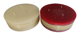 DKD Home Decor Velas de Cera de Parafina 20x20x6,5 cm Surtidas