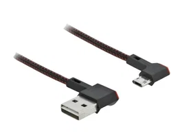 Delock Cable EASY-USB 2.0 USB A a Micro-USB B de 0,5 m Negro