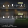 GSC Evolution Aplique solar LED Kolam 3W 4000K Negro con sensor de movimiento y crepuscular