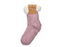 GIFTDECOR Calcetín Sherpa Adulto Lila Claro
