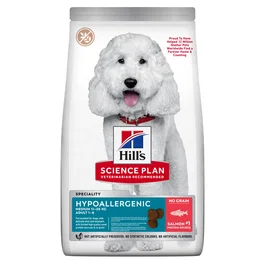 Hill's Sp Canine Adult Hypoallergenic M Salmón y Atún Pienso para Perros Adultos Medianas Pieles Delicadas 2,5 kg