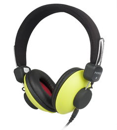 MARVO Auricular Retro con Jack 3.5mm y Super Bass Verde - Auriculares