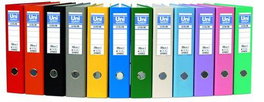 Archivador Palanca Unisystem Carton Forrado Rado Fº 65Mm Verde (Set de 6)