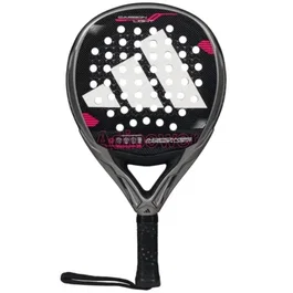 Adidas Pala de Pádel Adipower Carbon Light 3.4 Redonda Control - Modelo 2025, Goma Soft Performance, Fibra Carbono 3K, Dual Exoskeleton, Spin Blade Mold