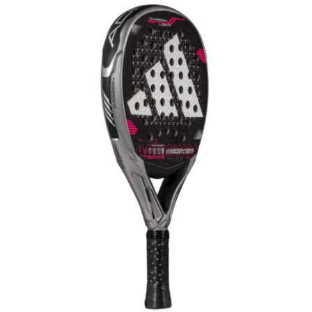 Adidas Pala de Pádel Adipower Carbon Light 3.4 Redonda Control - Modelo 2025, Goma Soft Performance, Fibra Carbono 3K, Dual Exoskeleton, Spin Blade Mold