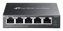 TP-Link Omada ES205GP Switch Gestionado Gigabit Ethernet PoE Negro