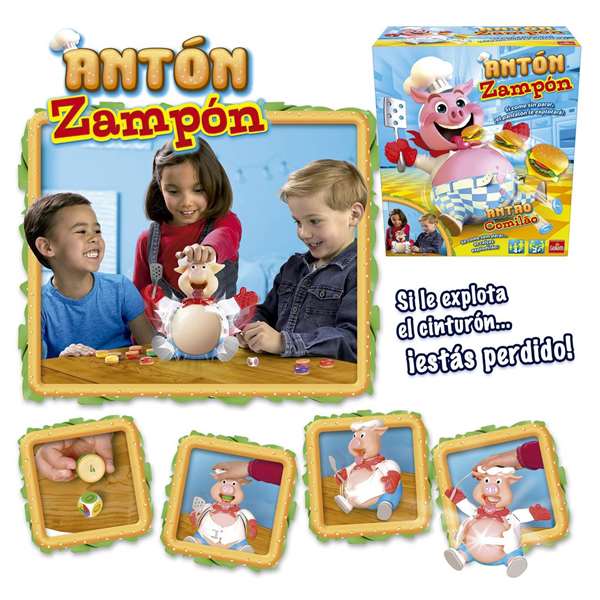 Goliath Juego Antón Zampón Es un Comilón y siempre tiene Hambre, Juguete de Mesa para Niños, Edad Recomendada 36 Meses Goliath Juego Antón Zampón Es un Comilón y siempre tiene Hambre, Juguete de Mesa para Niños, Edad Recomendada 36 Meses