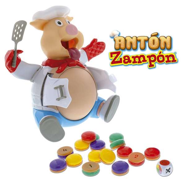 Goliath Juego Antón Zampón Es un Comilón y siempre tiene Hambre, Juguete de Mesa para Niños, Edad Recomendada 36 Meses Goliath Juego Antón Zampón Es un Comilón y siempre tiene Hambre, Juguete de Mesa para Niños, Edad Recomendada 36 Meses