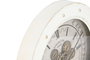 DKD Home Decor Reloj de Pared Movimiento Led Metal Blanco 9 x 60 x 60 cm