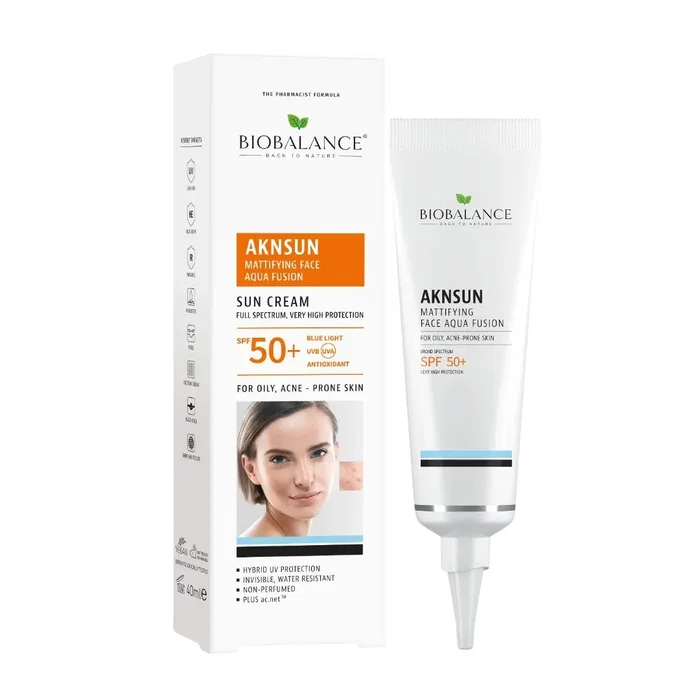 Bio Balance Aknsun Crema Matificante y Protectora SPF 50+ 40 ml