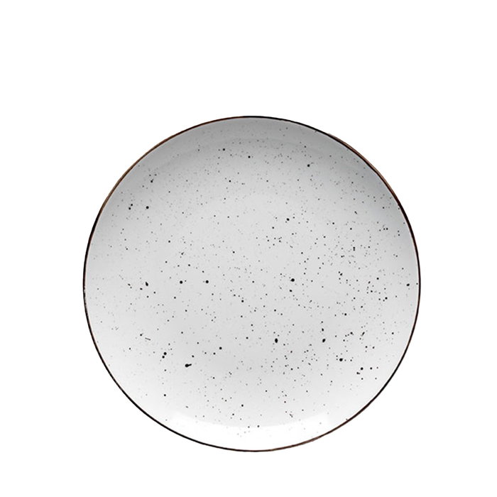 Porvasal Plato Llano Dots de Porcelana, 17 cm (Set de 24) Porvasal Plato Llano Dots de Porcelana, 17 cm (Set de 24)