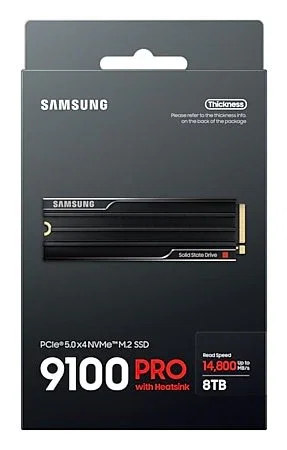 Samsung 9100 PRO 8 TB M.2 con Disipador Samsung 9100 PRO 8 TB M.2 con Disipador