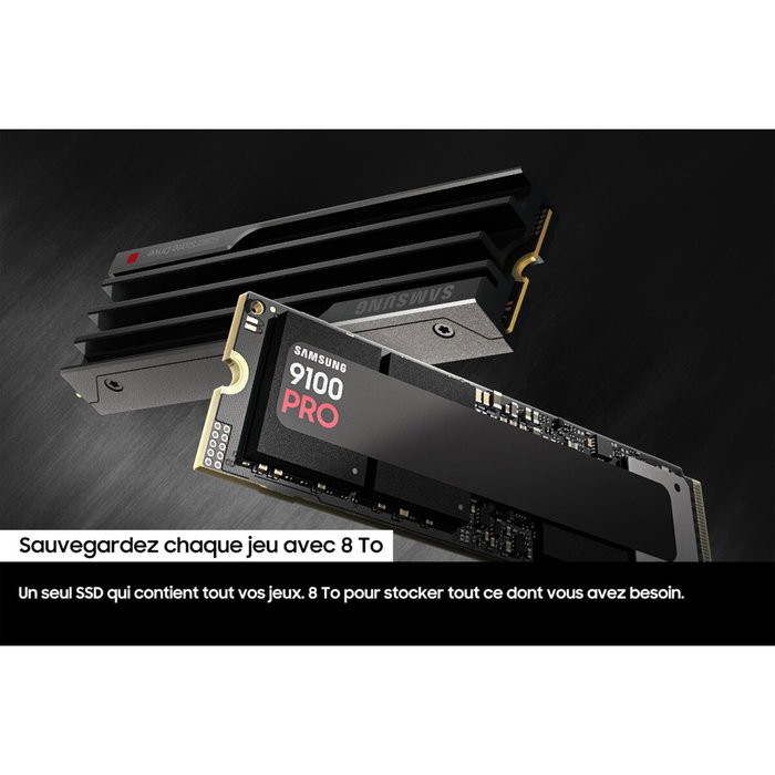 Samsung 9100 PRO 8 TB M.2 PCIe 5.0 con disipador