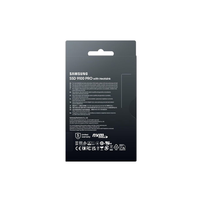 Samsung 9100 PRO 8 TB M.2 PCIe 5.0 con disipador
