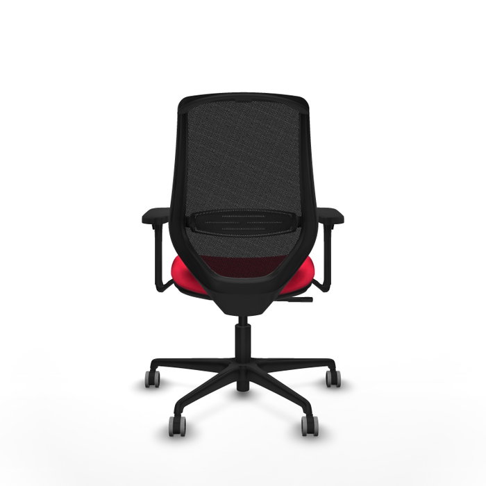 PIQUERAS Y CRESPO Silla de oficina Mardos con mecanismo Sincro, Rojo y Negro PIQUERAS Y CRESPO Silla de oficina Mardos con mecanismo Sincro, Rojo y Negro