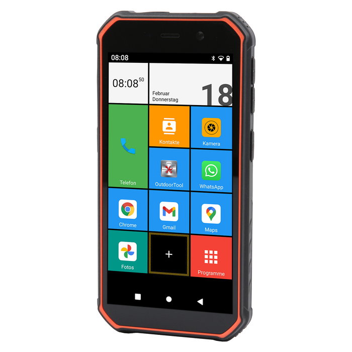 Olympia TREK Outdoor - Móvil Resistente IP68 4G, Pantalla 5.5", 32GB, 3GB RAM, Batería 5000mAh, Android 10, Cámara 13MP, Doble SIM, Color Negro/Naranja Olympia TREK Outdoor - Móvil Resistente IP68 4G, Pantalla 5.5", 32GB, 3GB RAM, Batería 5000mAh, Android 10, Cámara 13MP, Doble SIM, Color Negro/Naranja