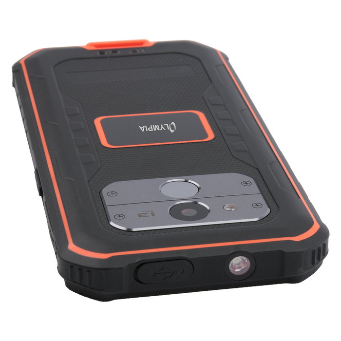 Olympia TREK Outdoor - Móvil Resistente IP68 4G, Pantalla 5.5", 32GB, 3GB RAM, Batería 5000mAh, Android 10, Cámara 13MP, Doble SIM, Color Negro/Naranja Olympia TREK Outdoor - Móvil Resistente IP68 4G, Pantalla 5.5", 32GB, 3GB RAM, Batería 5000mAh, Android 10, Cámara 13MP, Doble SIM, Color Negro/Naranja