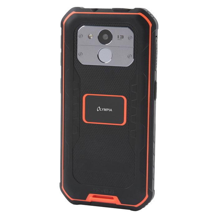 Olympia TREK Outdoor - Móvil Resistente IP68 4G, Pantalla 5.5", 32GB, 3GB RAM, Batería 5000mAh, Android 10, Cámara 13MP, Doble SIM, Color Negro/Naranja Olympia TREK Outdoor - Móvil Resistente IP68 4G, Pantalla 5.5", 32GB, 3GB RAM, Batería 5000mAh, Android 10, Cámara 13MP, Doble SIM, Color Negro/Naranja