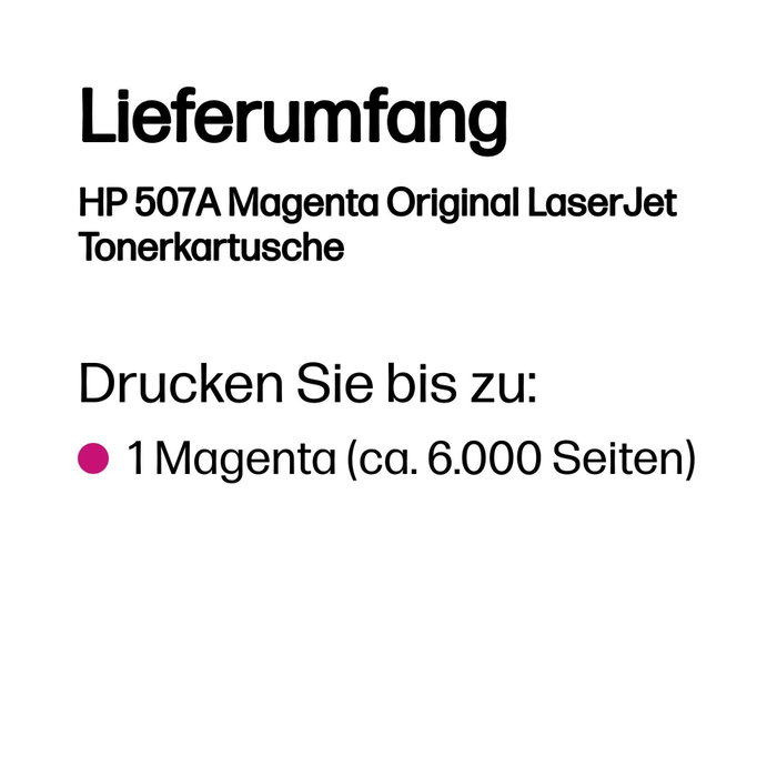 HP 507A Magenta Original LaserJet (CE403A)