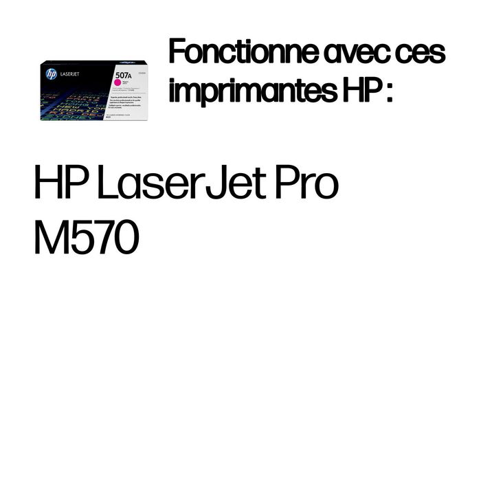 HP Cartucho de tóner 507A Magenta (CE403A) HP Cartucho de tóner 507A Magenta (CE403A)