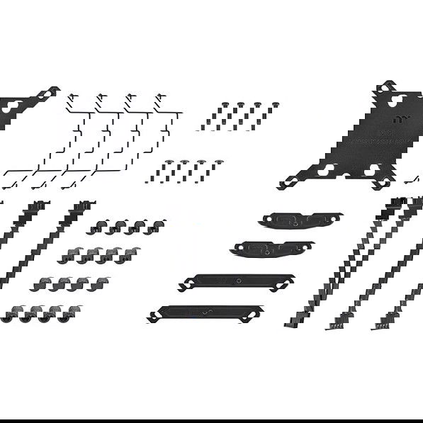 Thermaltake TOUGHAIR 710 Refrigerador de aire 14 cm 7 Tubos Negro para Procesador