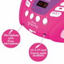 Lexibook Disney Princess Reproductor de CD Bluetooth con Efectos de Luz