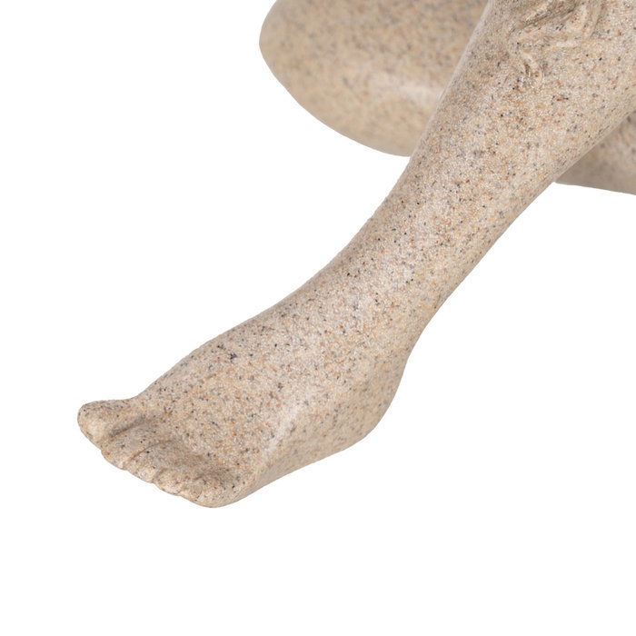 Figura Desnudo Poliresina Decoración 28,50 X 17,50 X 18 cm