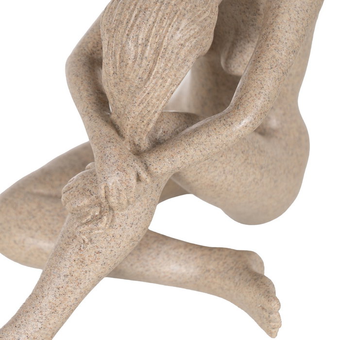 Figura Desnudo Poliresina Decoración 28,50 X 17,50 X 18 cm