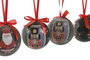 DKD Home Decor Set de 14 Bolas de Decoración PVC Verde y Rojo