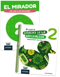 ANAYA, Coneixement del medi. Ciències de la naturalesa 2 + El mirador de - ANAYA