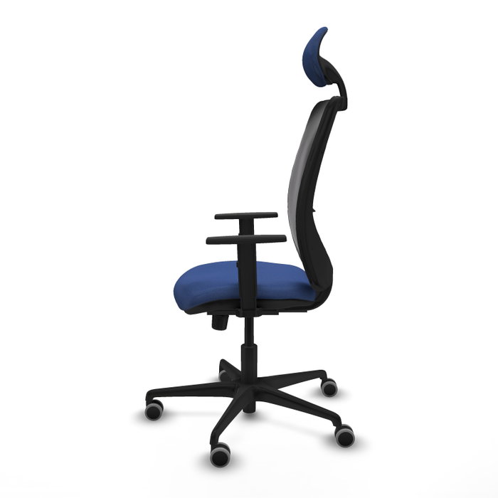 PIQUERAS Y CRESPO Silla de oficina Zulema con mecanismo Sincro, Azul marino y Negro PIQUERAS Y CRESPO Silla de oficina Zulema con mecanismo Sincro, Azul marino y Negro