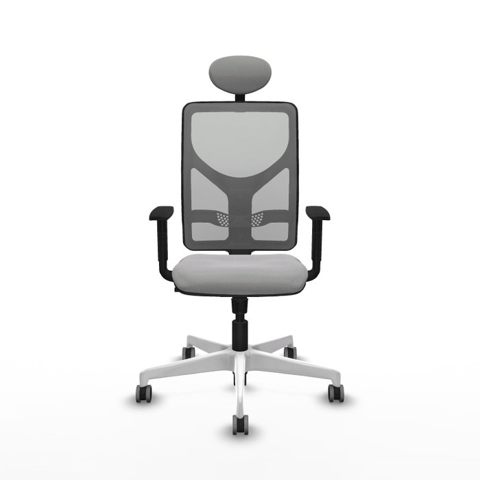 PIQUERAS Y CRESPO Silla de oficina Motilla con mecanismo Sincro, Gris