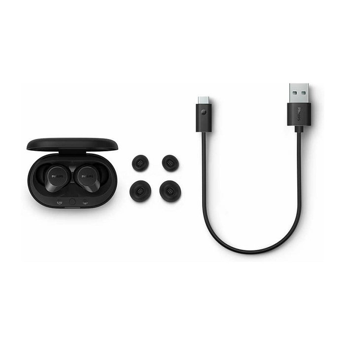 Philips TAT1209BK/00 Auriculares True Wireless Negro con Estuche de Carga Philips TAT1209BK/00 Auriculares True Wireless Negro con Estuche de Carga