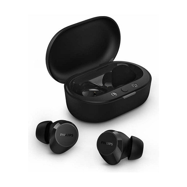 Philips TAT1209BK/00 Auriculares True Wireless Negro con Estuche de Carga Philips TAT1209BK/00 Auriculares True Wireless Negro con Estuche de Carga