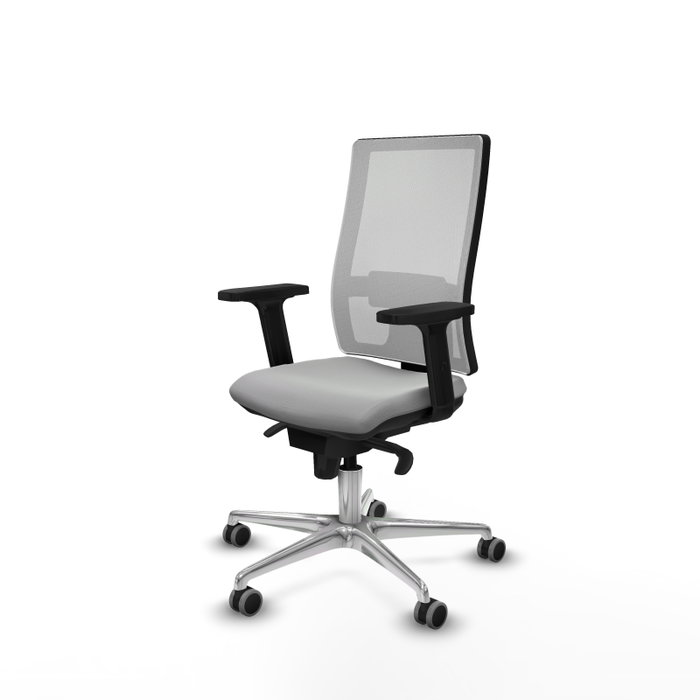 PIQUERAS Y CRESPO Silla de oficina Horna Gris claro y Blanco PIQUERAS Y CRESPO Silla de oficina Horna Gris claro y Blanco