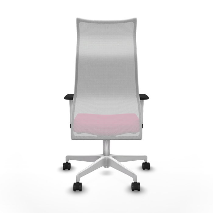 PIQUERAS Y CRESPO Sillón Albacete Rosa y Blanco con Mecanismo Sincro