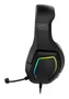 Krom Kopa 7.1 - Auriculares Gaming Diadema con Sonido Virtual 7.1, Iluminación RGB, Altavoces 50mm, Micrófono, USB, Compatible con PC, PS4, PS5, Nintendo Switch - Negro