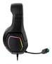 Krom Kopa 7.1 - Auriculares Gaming Diadema con Sonido Virtual 7.1, Iluminación RGB, Altavoces 50mm, Micrófono, USB, Compatible con PC, PS4, PS5, Nintendo Switch - Negro